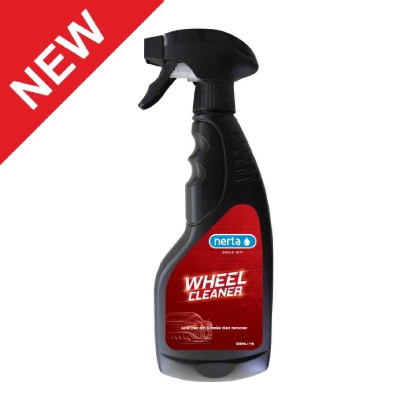 WHEEL CLEANER 500 ML BY NERTA препарат за почистване на джанти.