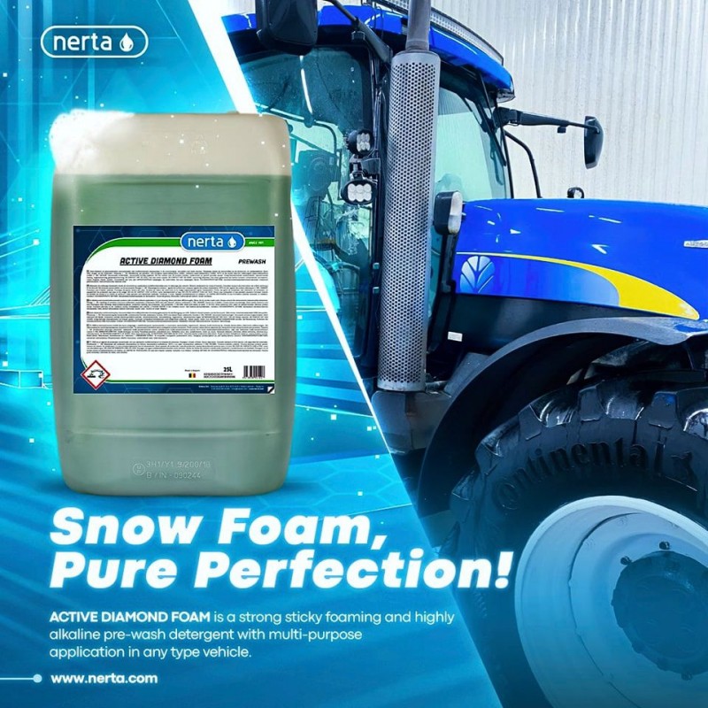 Active Diamond Foam - препарат за безконтактно измиване на автомобили 20л. Турбо пяна.