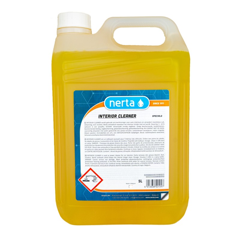 Interior Cleaner - препарат за почистване на купе, седалки, текстил, кожа и винил 5л.